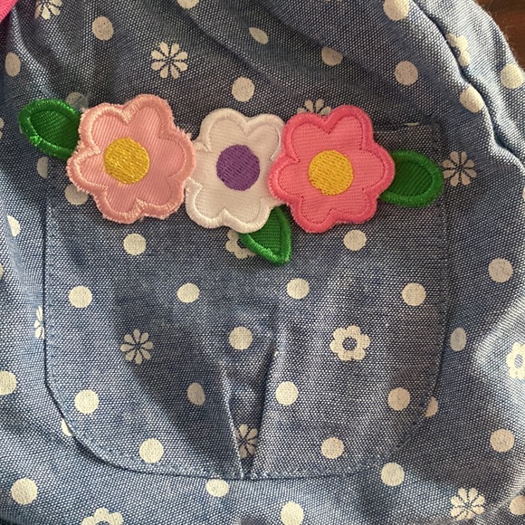 Disney Floral Polkadot Minnie Mouse Romper - Picture 6 of 8